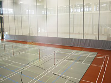 Indoor tennis court